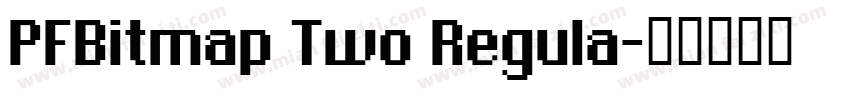 PFBitmap Two Regula字体转换